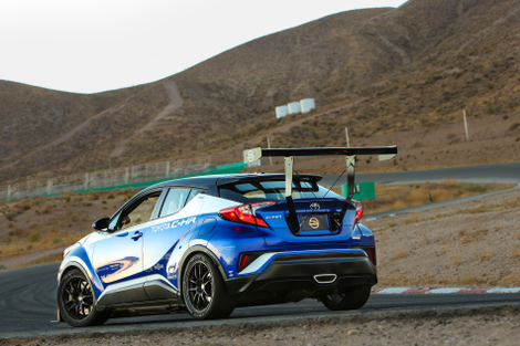 Illustration for article titled This 600 HP Toyota C-HR Is Quicker Than… Well, Almost Everything